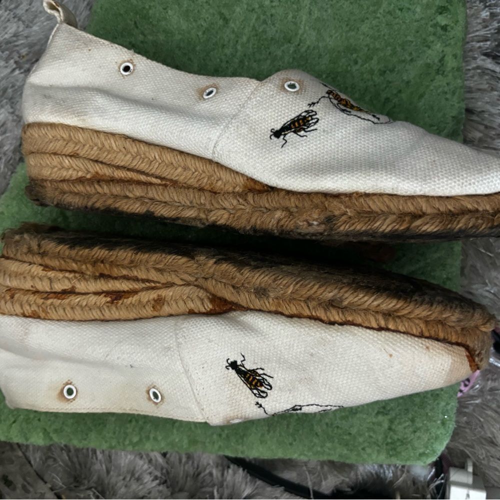 Hermes Espadrilles insect flats classic loafers rare vintage shoes bug slide ins - Picture 3 of 13